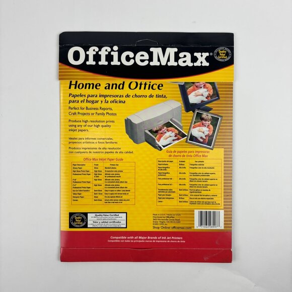 OfficeMax Iron-On T-Shirt Transfers For InkJet Printers 8.5" x 11" - Picture 6 of 6